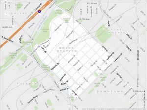 Denver Union Station Map