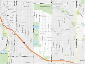 Denver Washington Park Map
