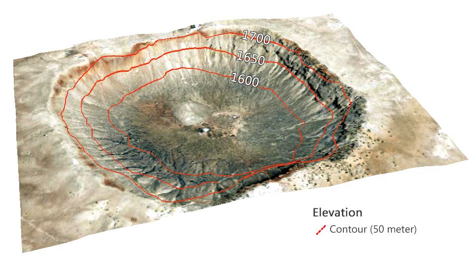 Depression Contour Crater