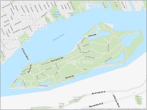 Detroit Belle Isle Map
