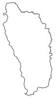 Dominica Blank Map