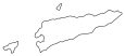 East Timor Blank Map