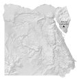 Egypt Physical Map