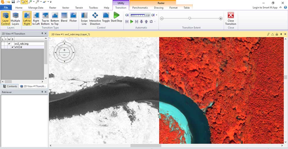ERDAS WV2 False IR NDVI