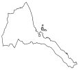Eritrea Blank Map