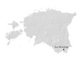 Estonia Physical Map