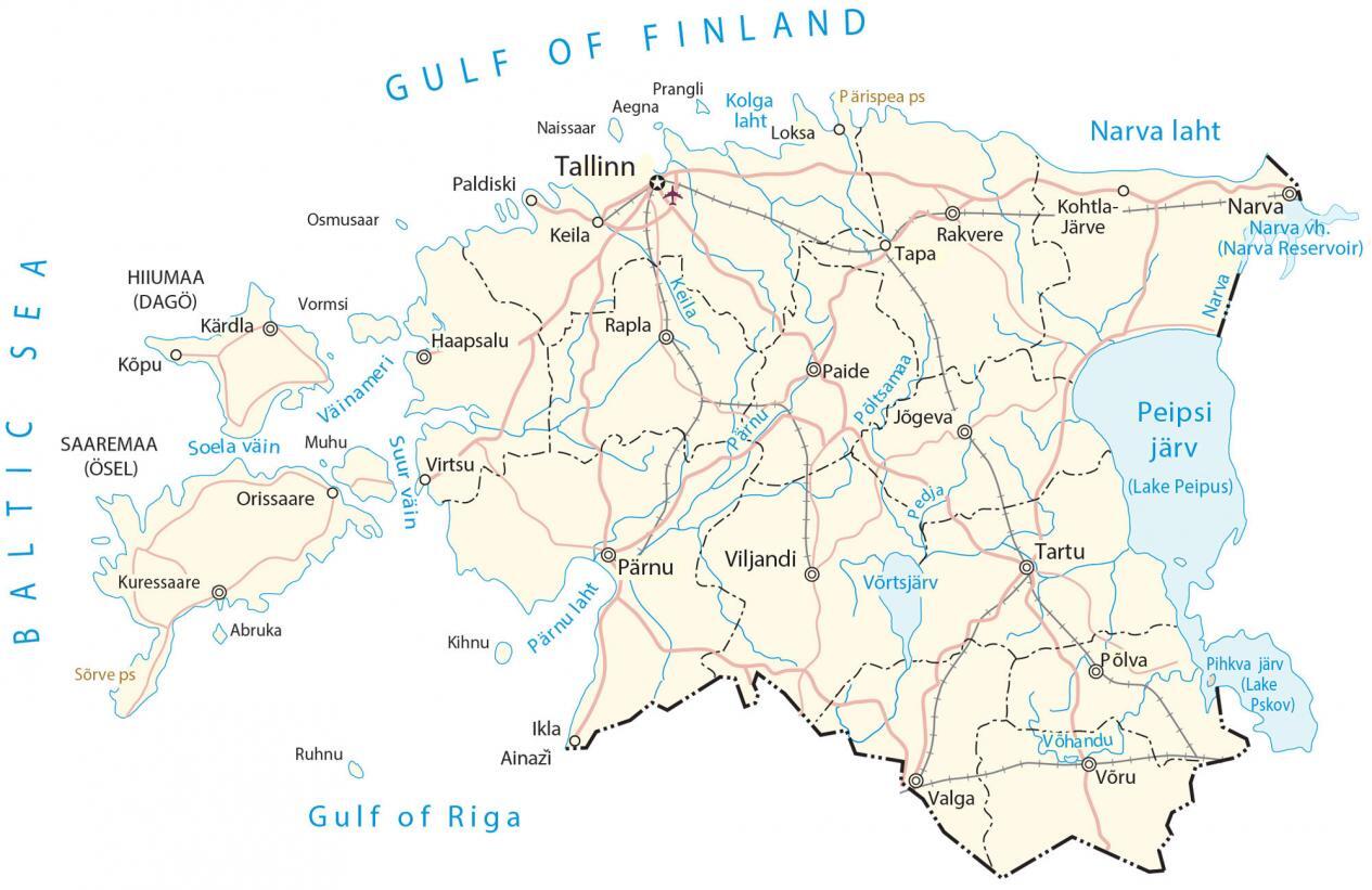 Estonia Map