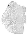 Eswatini Physical Map