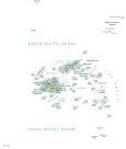 Fiji Islands Physical Map
