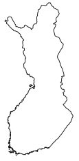 Finland Blank Map
