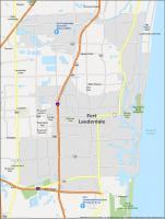 Fort Lauderdale Map Florida