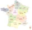 France Administration Map