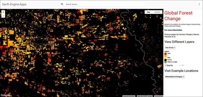 GEE Global Forest Change App