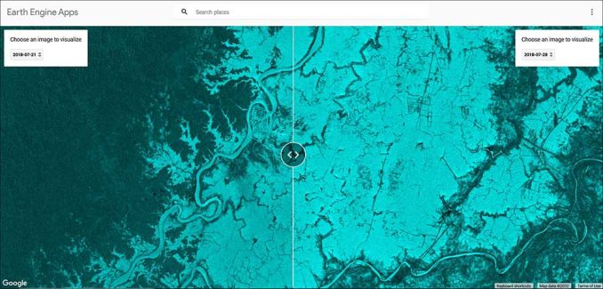 GEE Split Panel App
