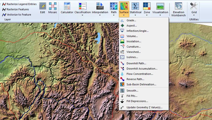 Geomedia Surface Tools