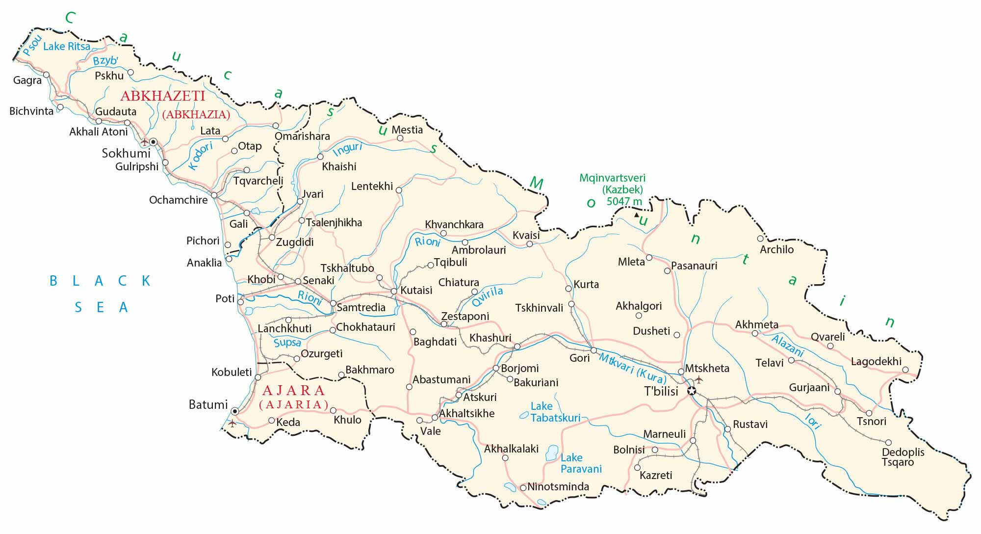 Georgia Map