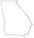 Georgia Outline Map