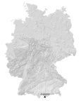 Germany Physical Map