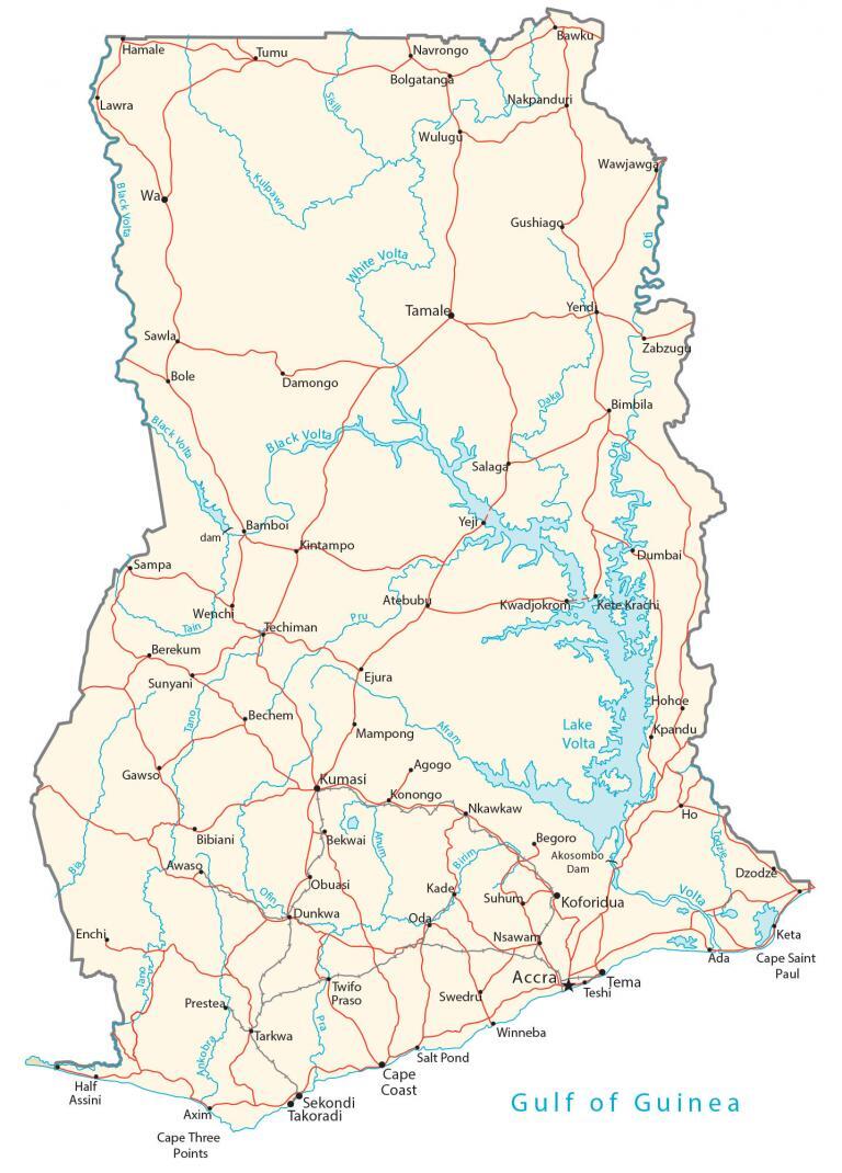 Ghana Map