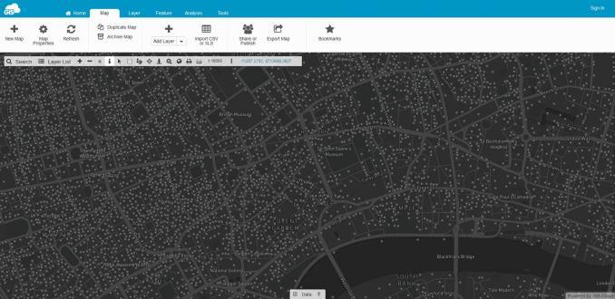 GIS Cloud Webmap Example