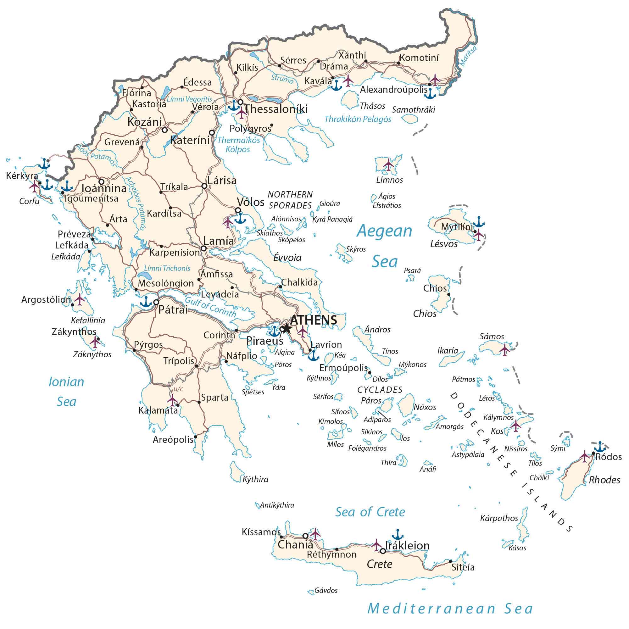 Greece Map