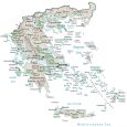 Greece Physical Map