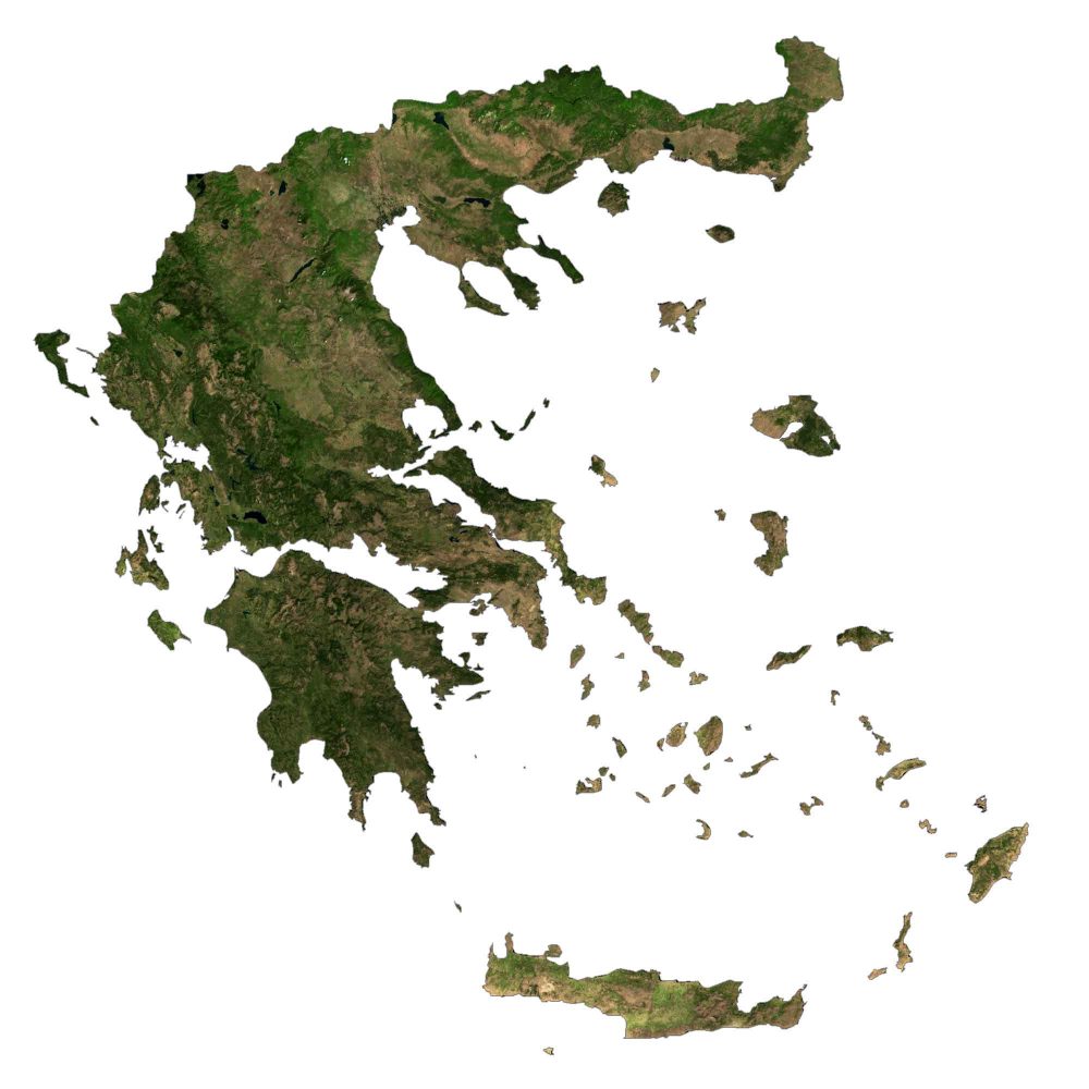 Greece Satellite Map