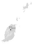 Grenada Physical Map