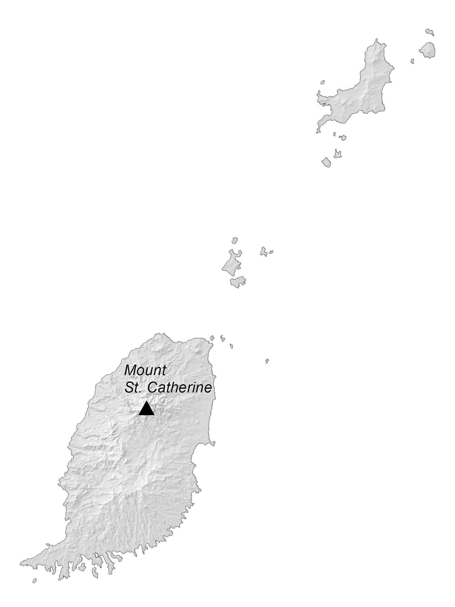Grenada Elevation Map
