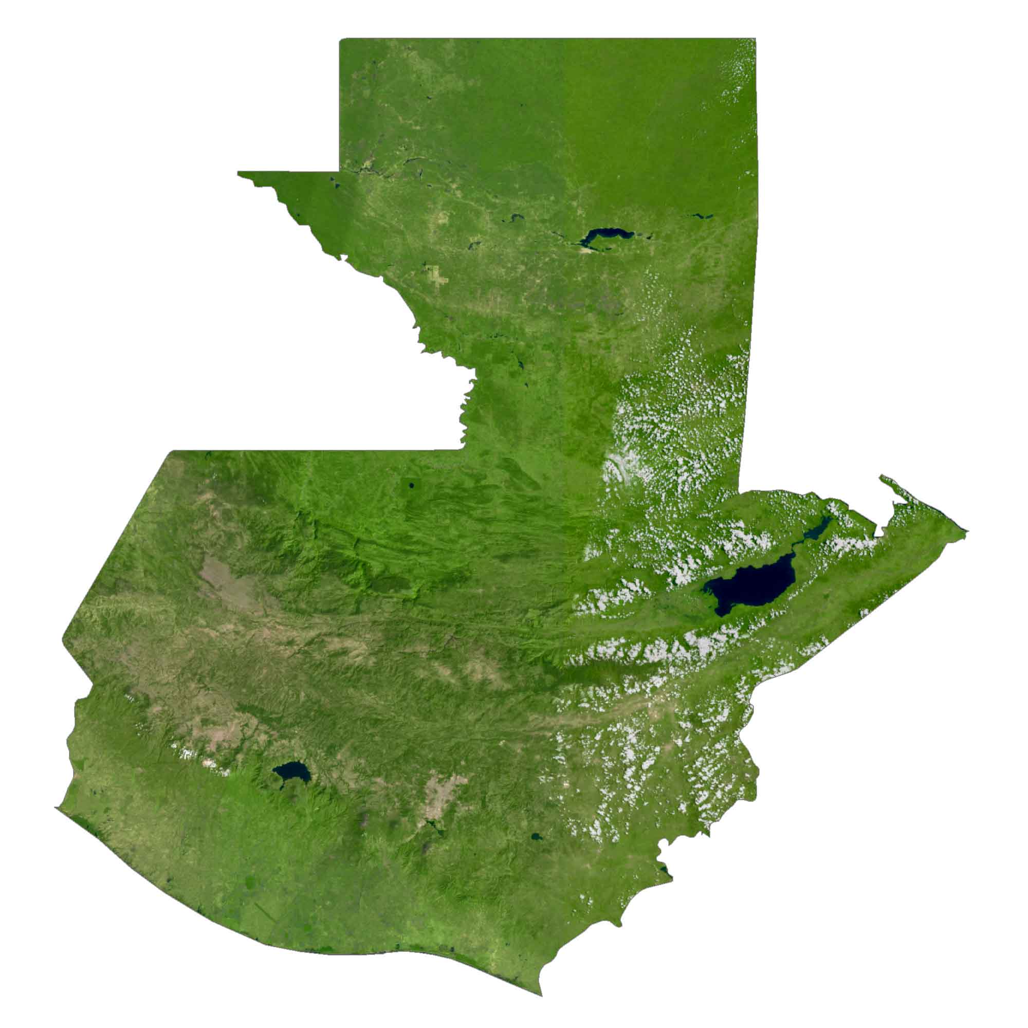 Guatemala Satellite Map