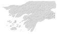 Guinea-Bissau Physical Map