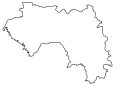 Guinea Blank Map
