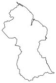 Guyana Blank Map