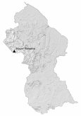 Guyana Physical Map