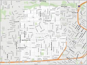 Houston Montrose Map