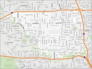 Houston The Heights Map