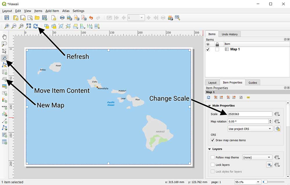 How To Map Quick Start Hawaii Print Layout