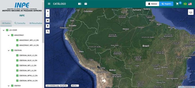 INPE Image Catalog