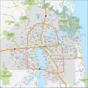 Jacksonville Neighborhood Map