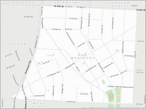 Kansas City Old Westport Map