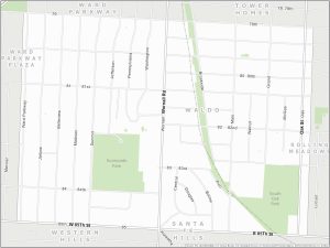 Kansas City Waldo Map