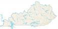 Kentucky Lakes and Rivers Map