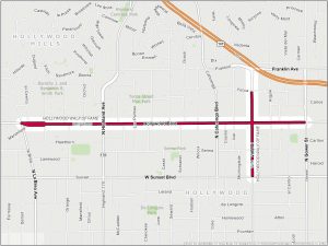 Los Angeles Walk of Fame Map