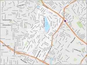 Los Angeles Silver Lake Map