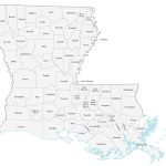 Louisiana County Map