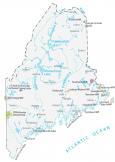 Maine State Map