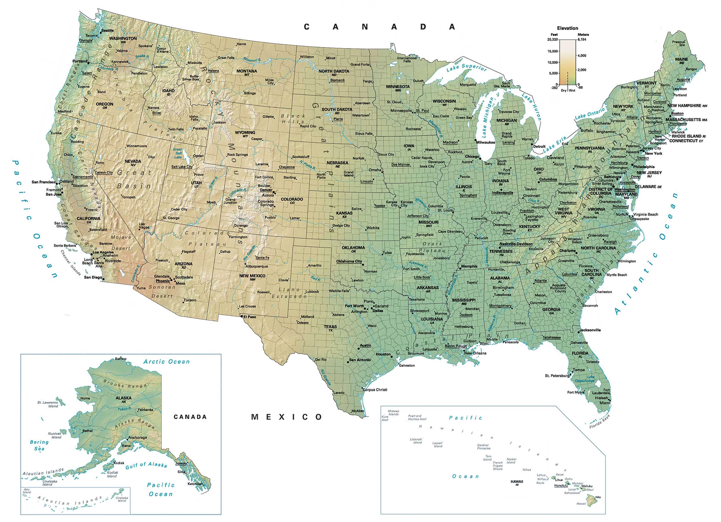 Map of USA