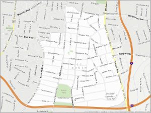 Nashville 12 South Map