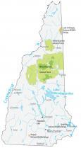 New Hampshire State Map