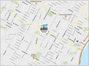 New York City Empire State Building Map